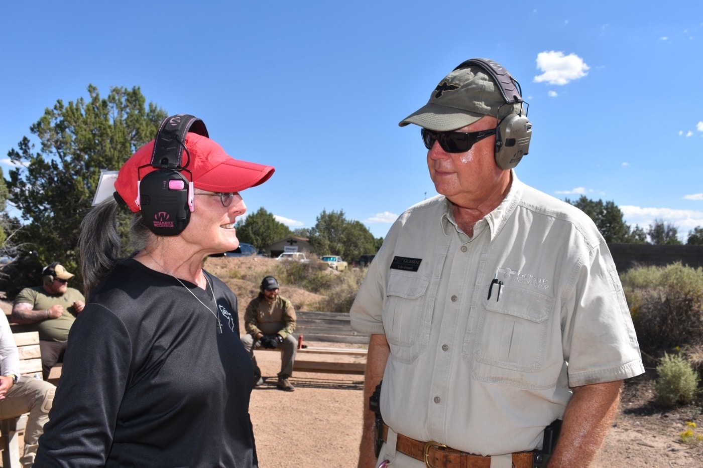 Gunsite Performance Pistol Symposium Class Rob Leatham Lew Gosnell woman shooter training