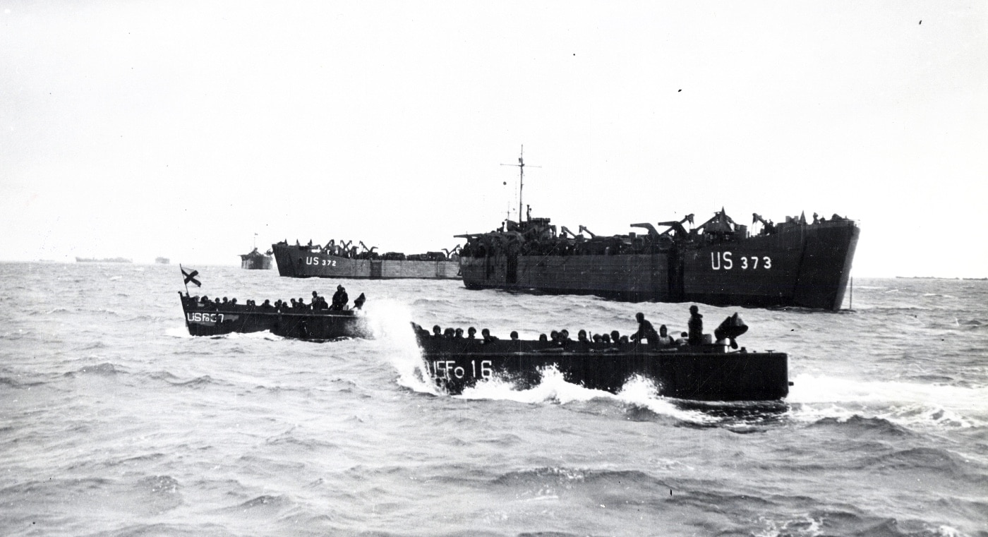 Higgins Boats approach shore during Exercise Tiger A Landing Ship, Tank, participating in Exercise Tiger suffered devastating damage when a Nazi Germany E-boat attack unleashed deadly torpedoes. The stern of the ship was blown apart, leaving survivors clinging to personal flotation devices in the frigid waters of the English Channel. These training tragedies revealed critical flaws in convoy protection and communication protocols.