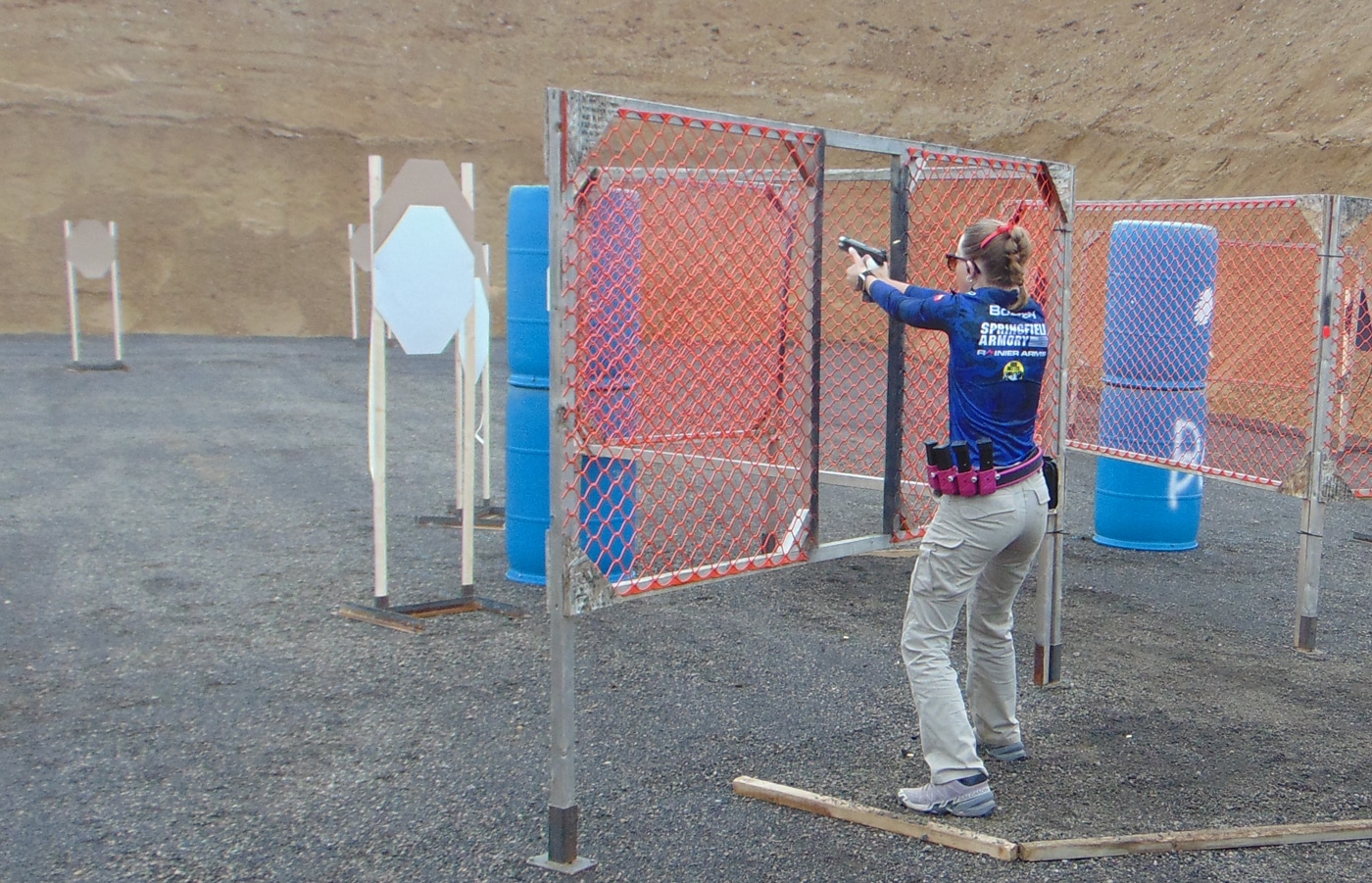 Hillsdale College shooting team during national championship