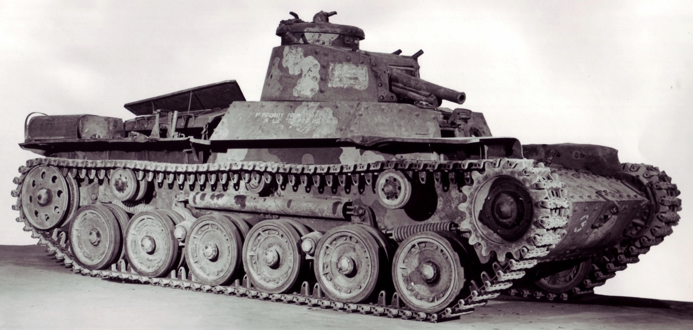 Japanese Type 97 Chi-Ha medium tank