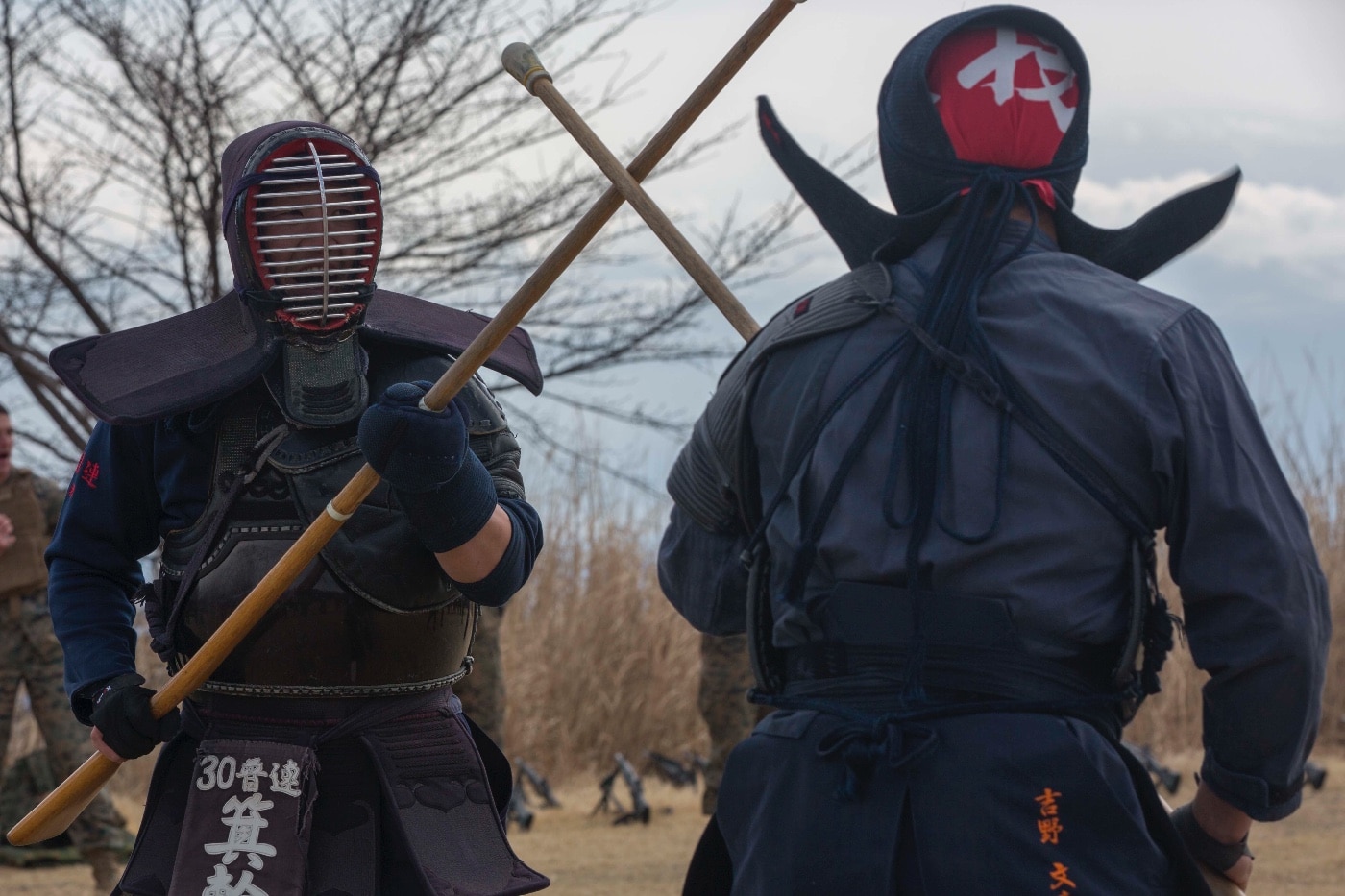 Japanese martial arts demonstration Somagahara Japan