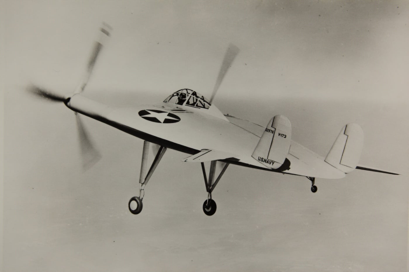 Vought V-173 US Navy test flight