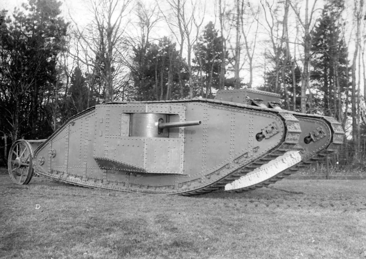 prototype Mark I tank