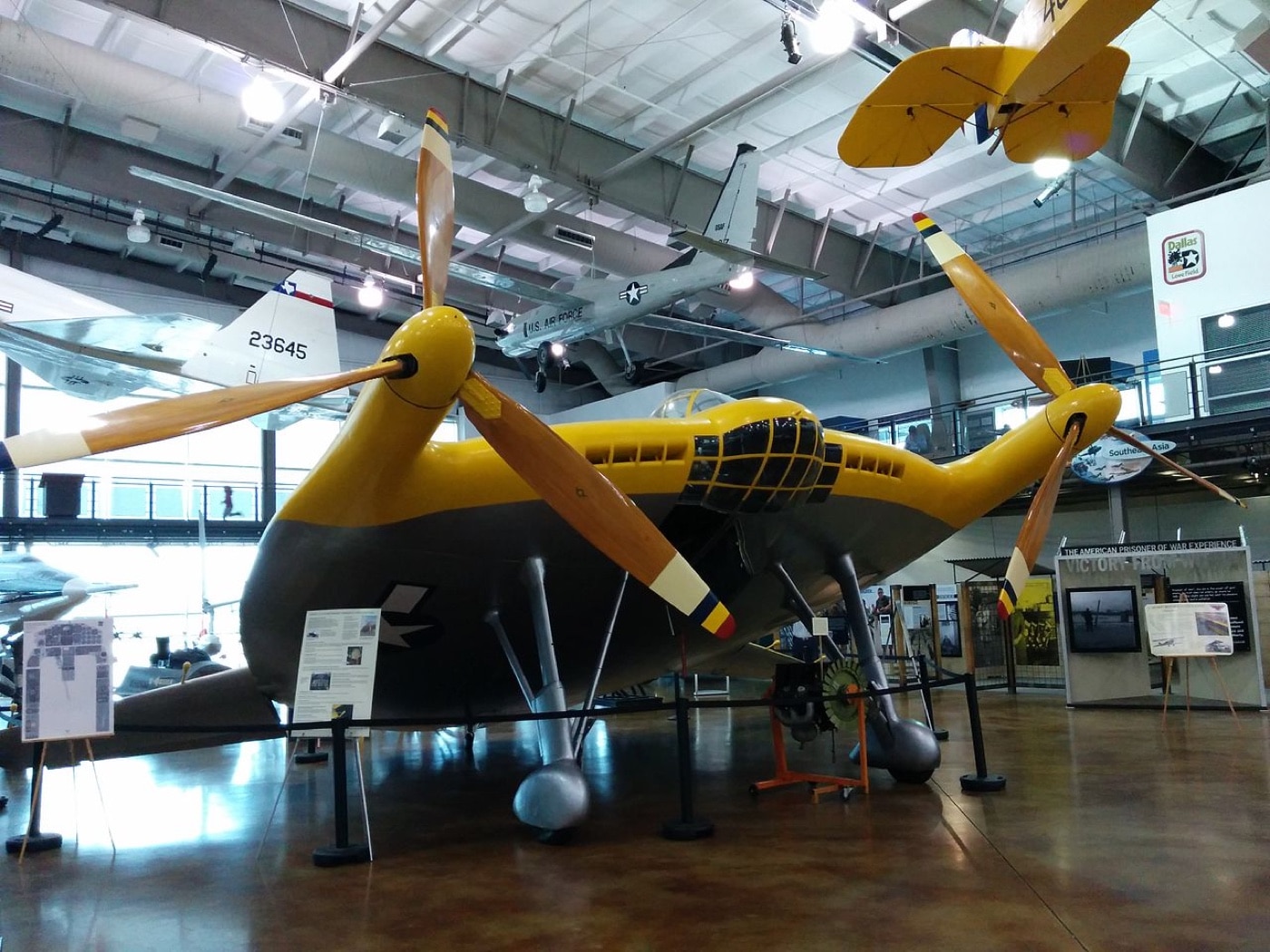 restored Vought V-173 at Frontiers of Flight Museum in Dallas Texas