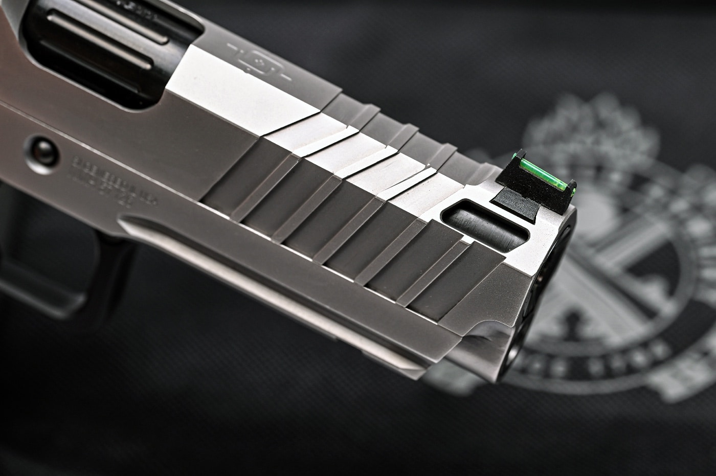 side of slide on Continuous Precision Custom 1911 DS Prodigy