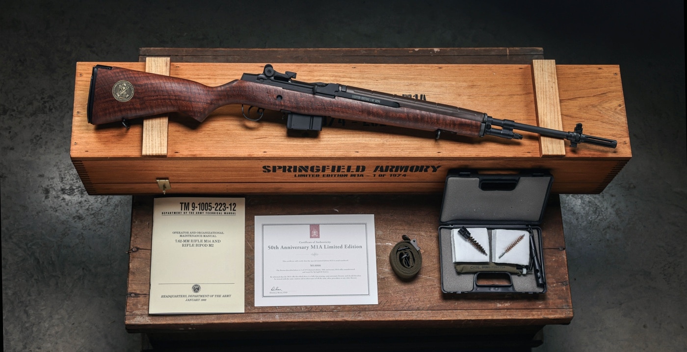 Springfield Armory M1A 50th Anniversary history of the rifle