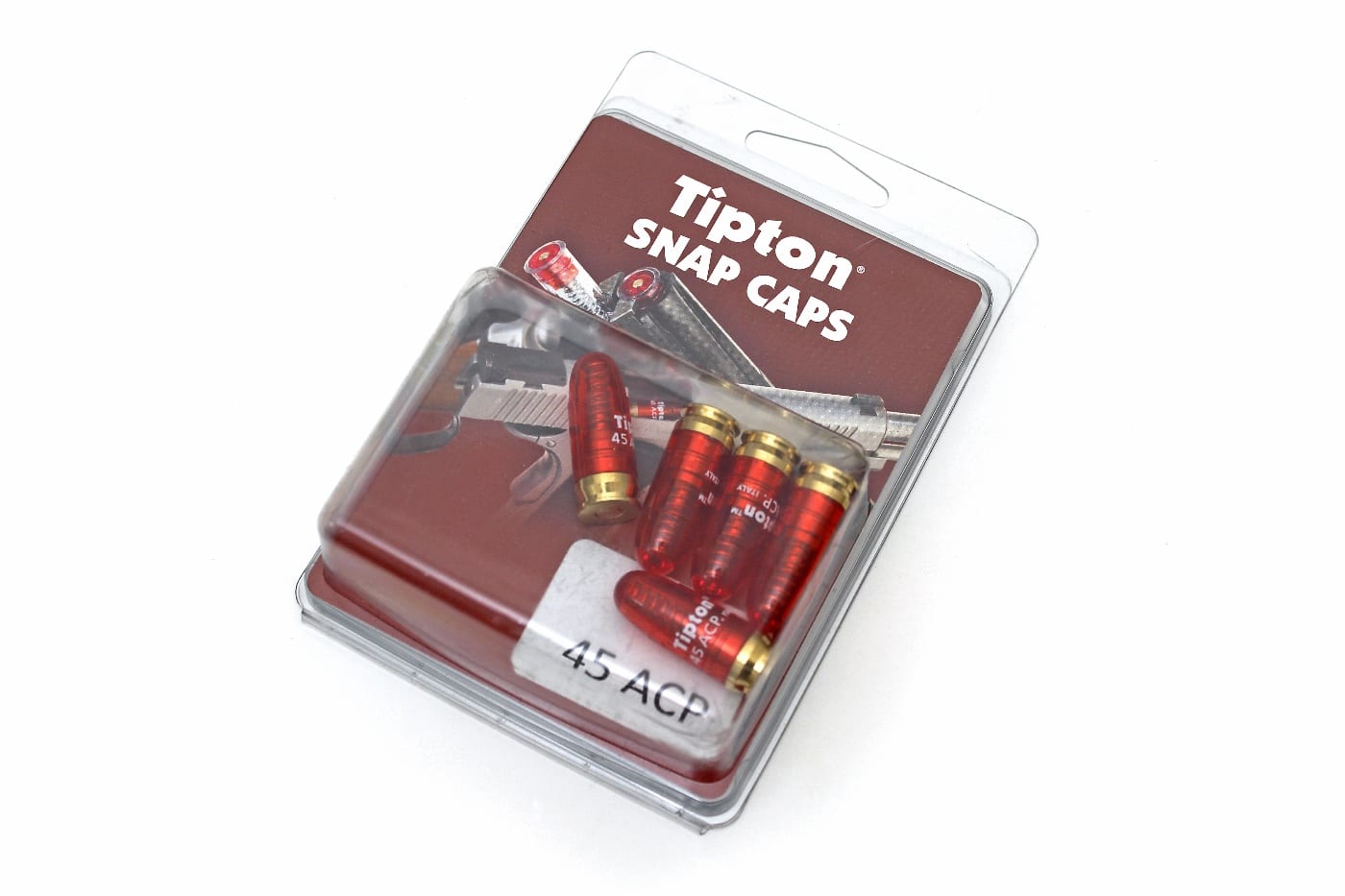 A set of Tipton Snap Caps, designed for dry fire practice and firearm function testing. These dummy rounds help shooters safely practice trigger pulls and diagnose trigger control issues. Available in various calibers, snap caps are essential for improving shooting skills. This tool allows for safe and effective firearm training without live ammunition.