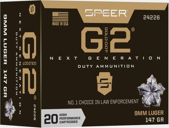 Speer Gold Dot G2 9mm Luger 147 gr.