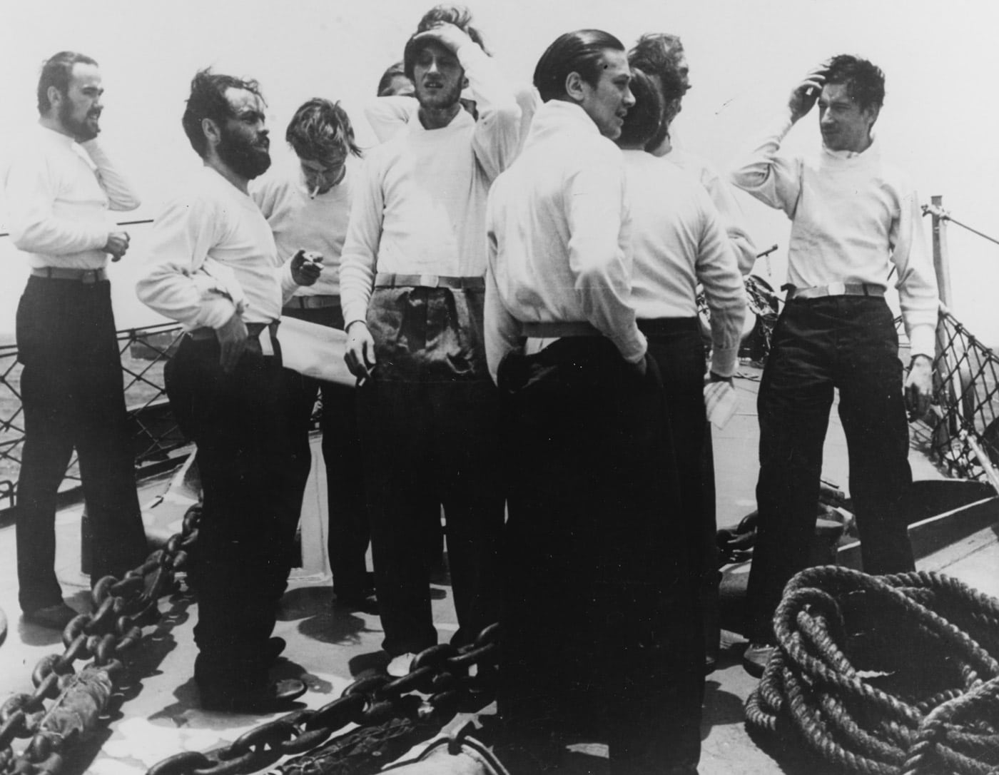 rescued crewmen of U-505