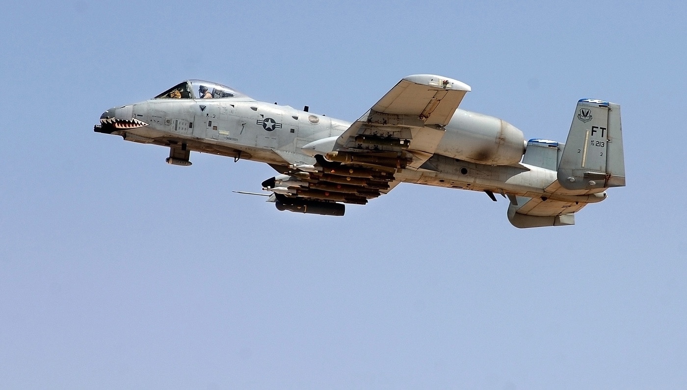 A-10 Warthog on close support mission in Iraq