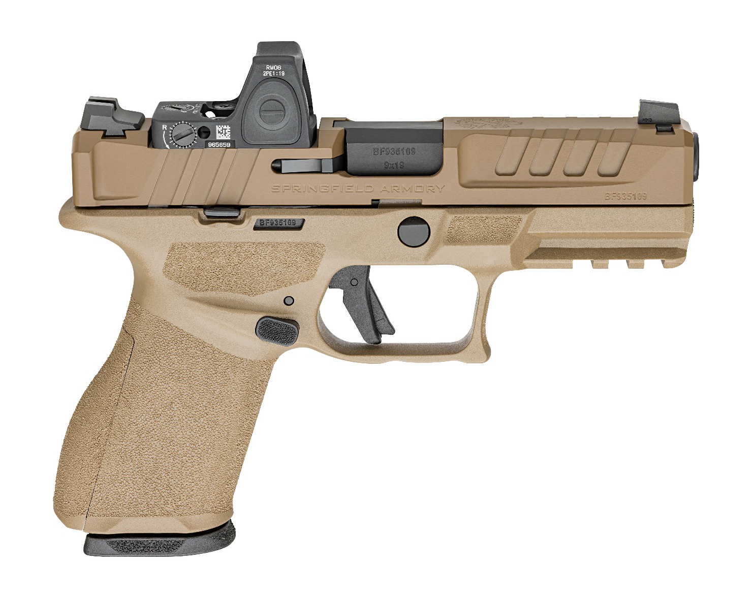 Desert FDE Springfield Armory Echelon 4.0C 9mm pistol