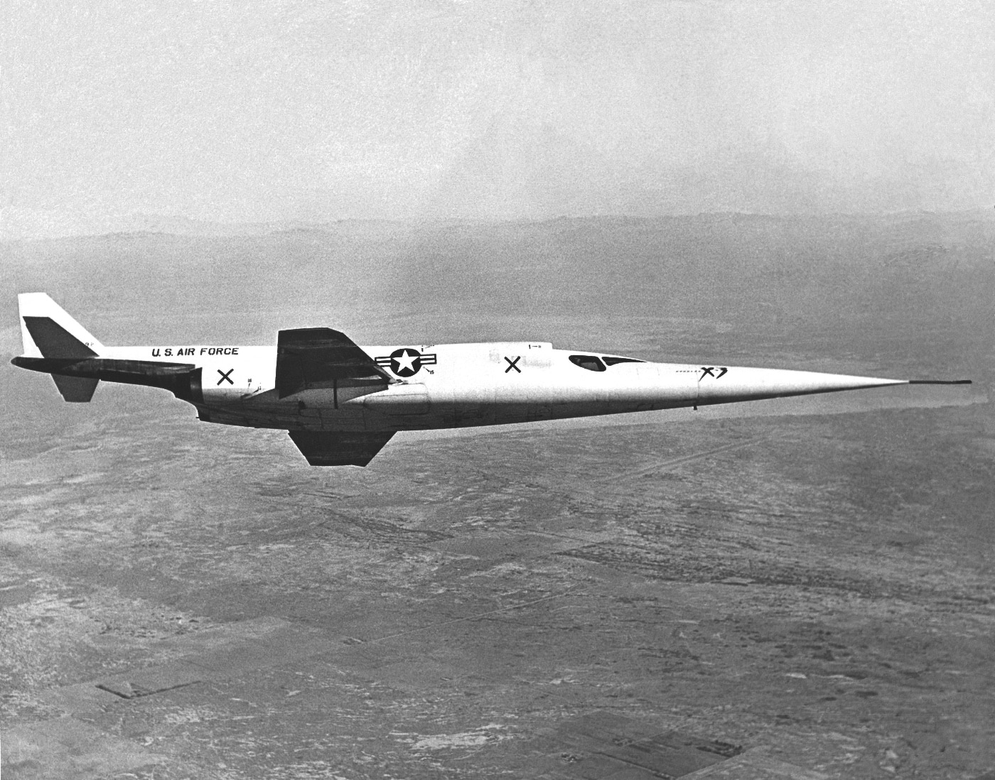 Douglas X-3 Stiletto in flight