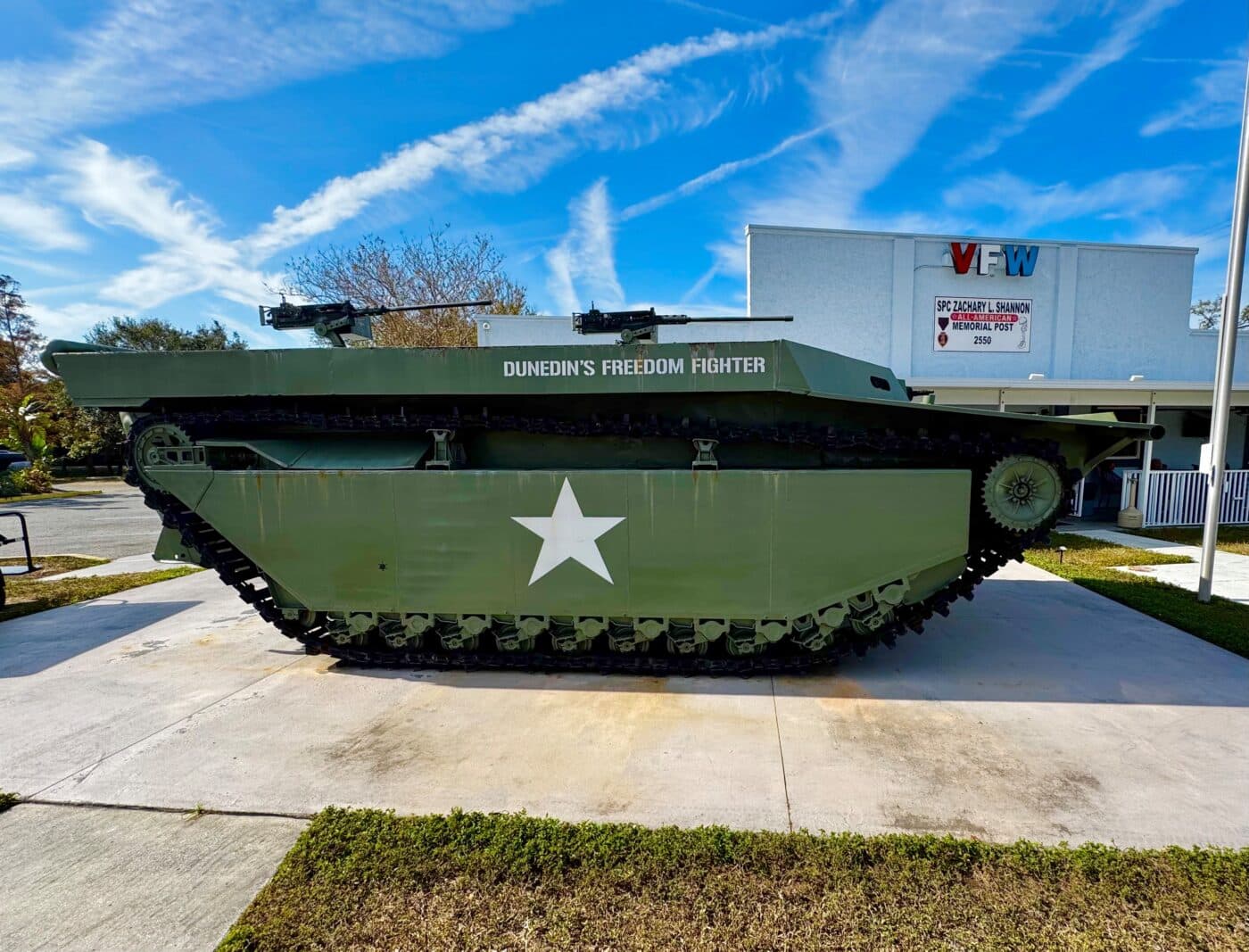 LVT-4 on display in Dunedin Florida