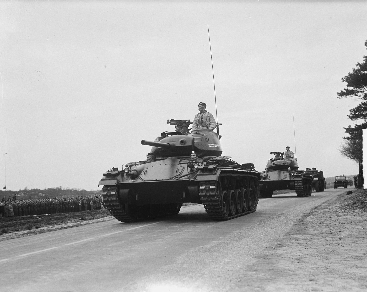 M24 Chaffee operated by soldiers of Royal Netherlands Army