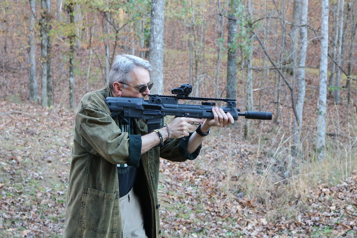 SilencerCo Omega 36M testing on the shooting range