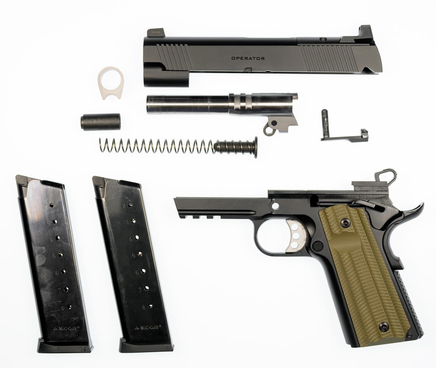 Springfield Armory 1911 Operator AOS field stripping