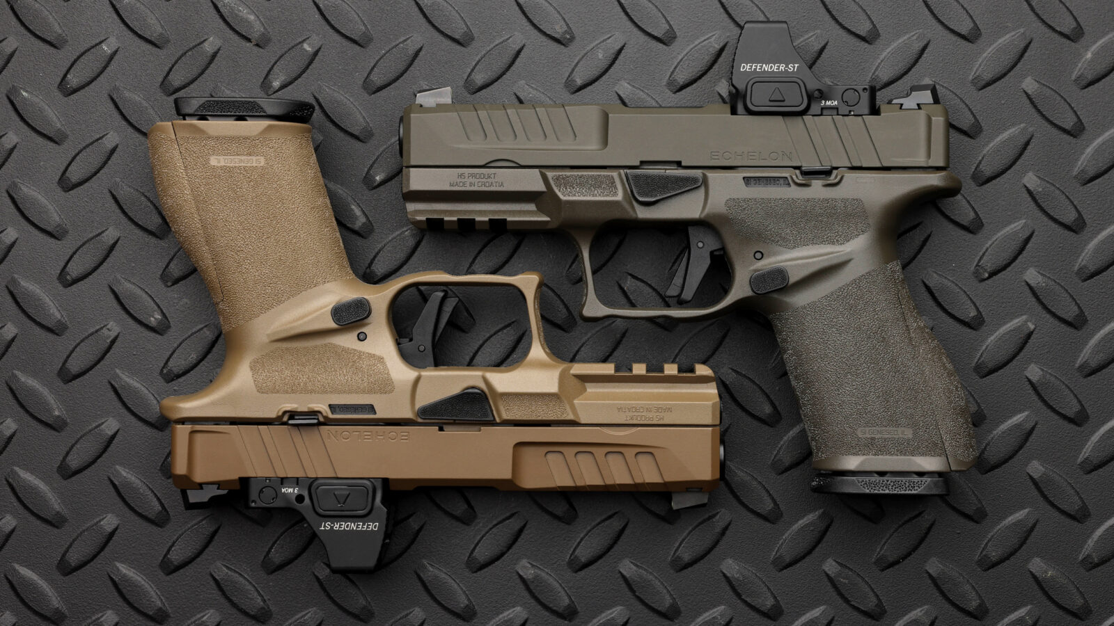 First Look: Echelon 4.0C in Desert FDE and OD Green