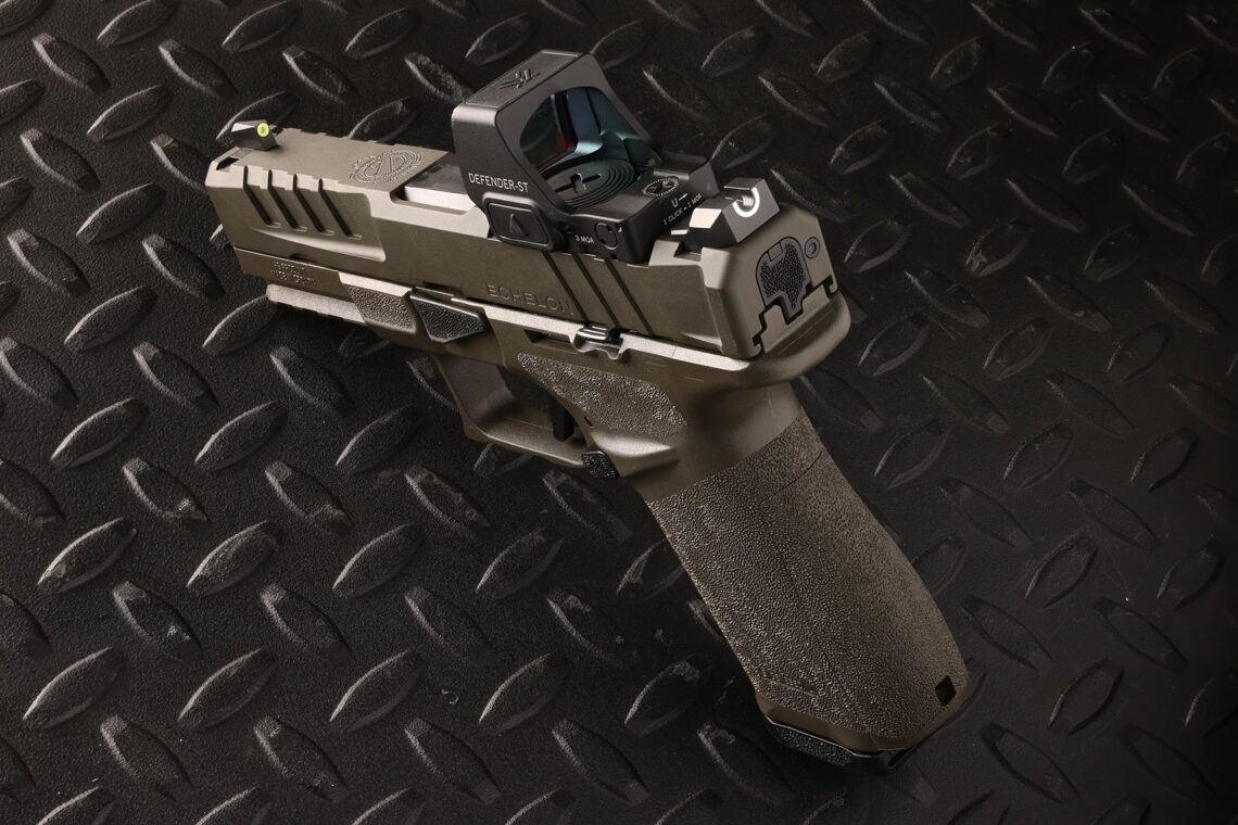 Springfield Echelon 4.0C desert FDE and OD green self-defense pistol