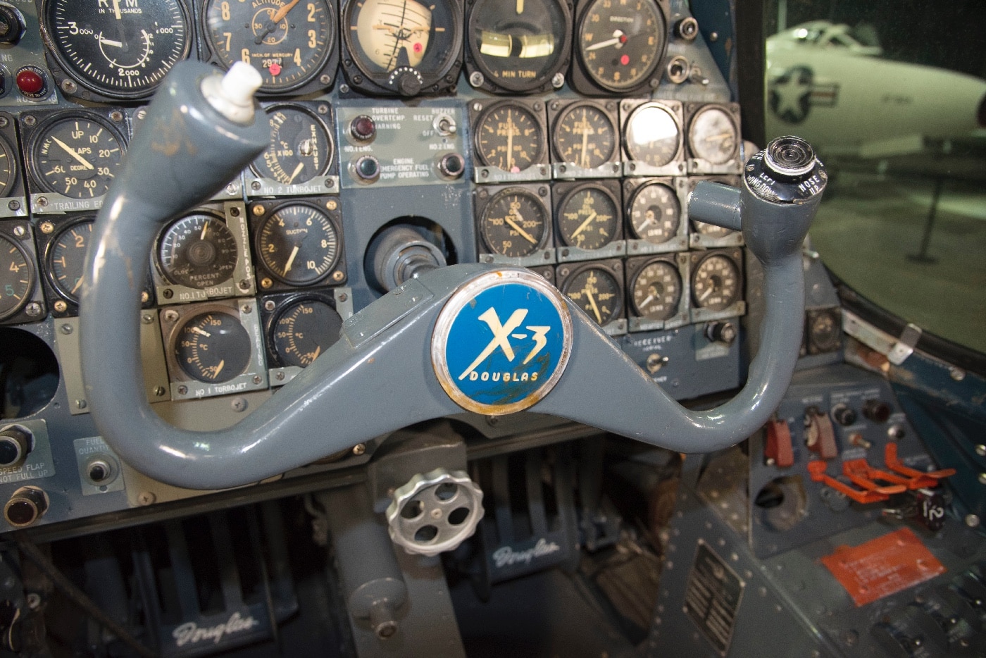 X-3 Stiletto cockpit