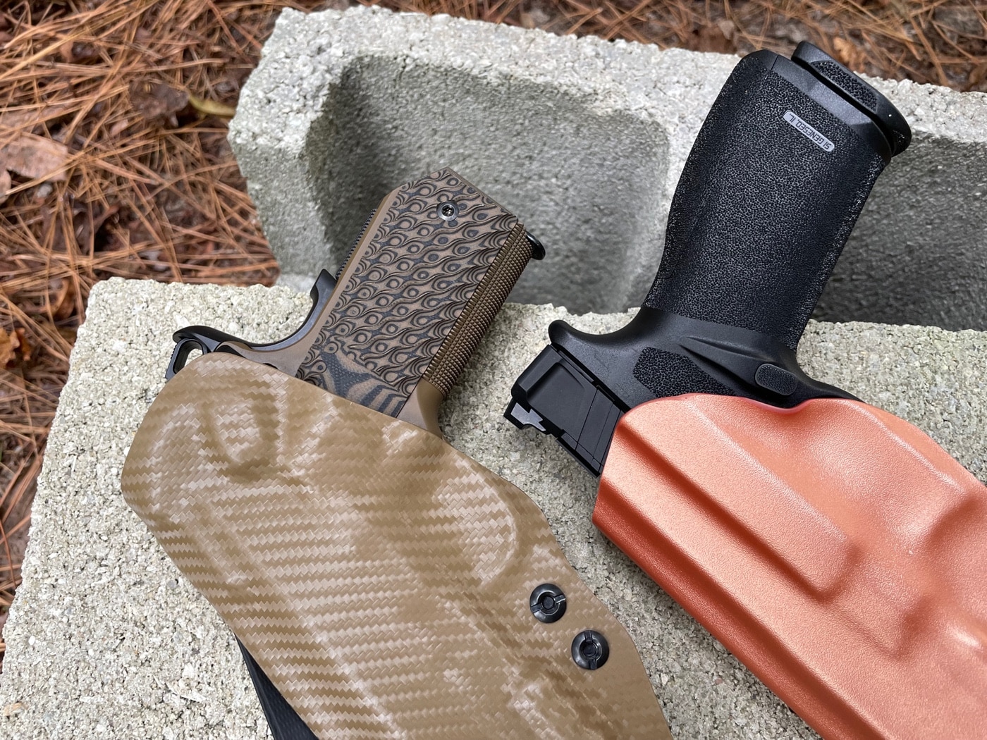 sweat guard on holsters