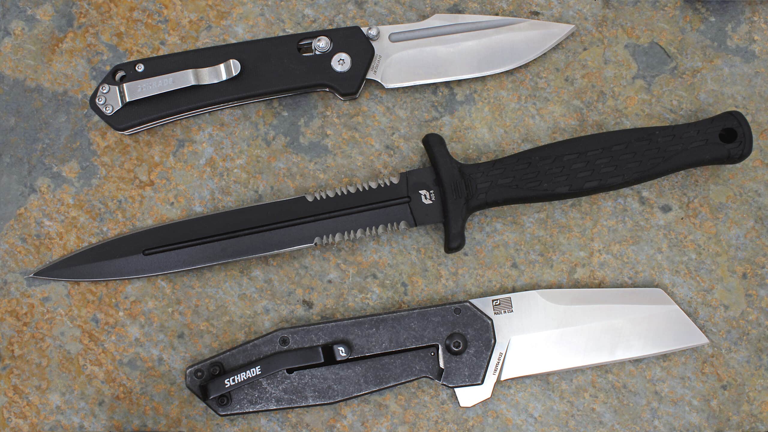 Get to Know Schrade in Three Knives