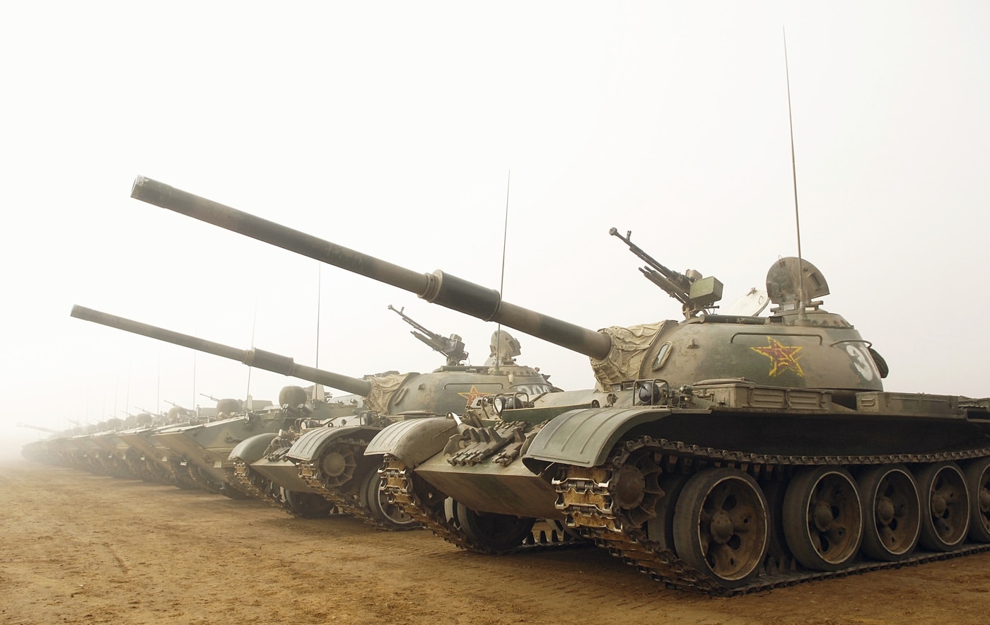 Chinese Type 59 tanks Shenyang