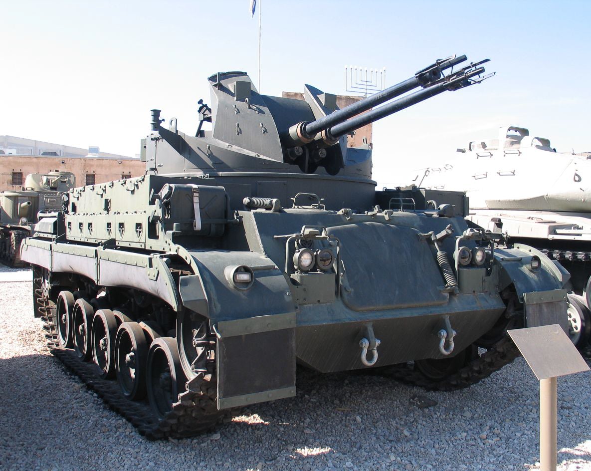 Israeli M42 Duster in Yad la-Shiryon Museum