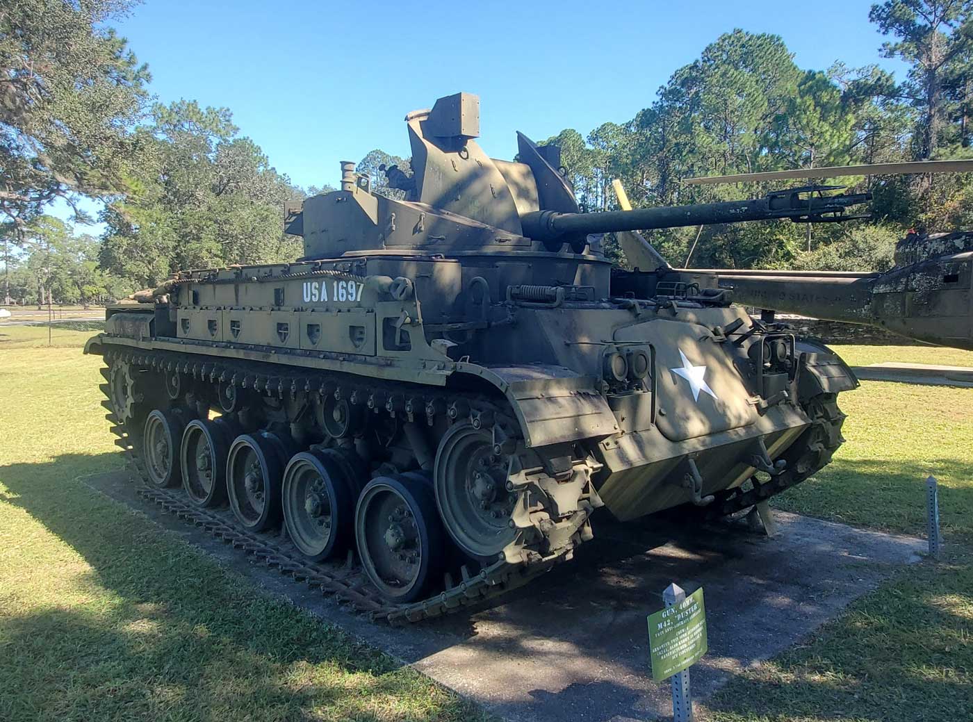 M42 Duster at Camp Blanding Florida