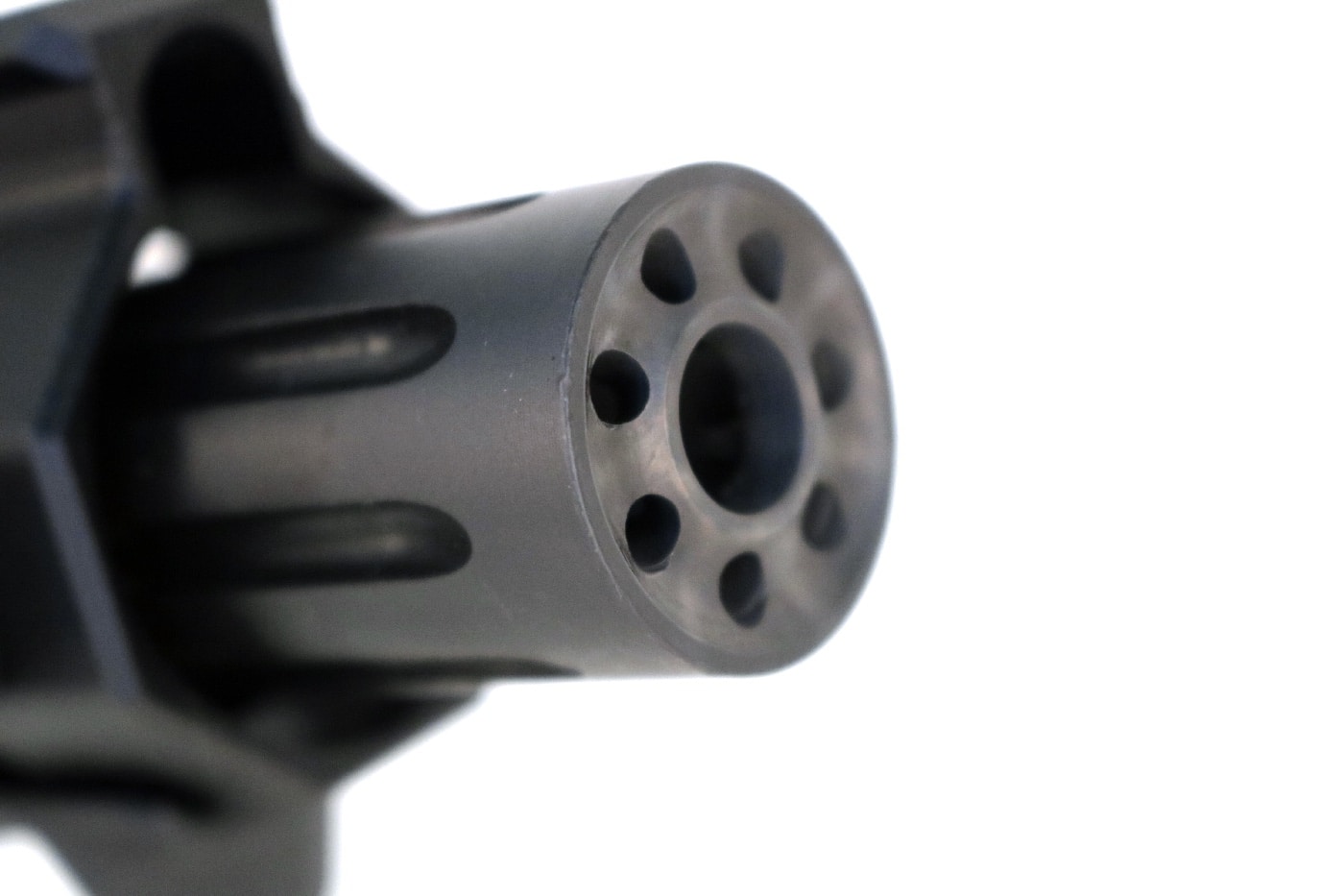 Springfield Armory Muzzle Drum on 9mm pistol