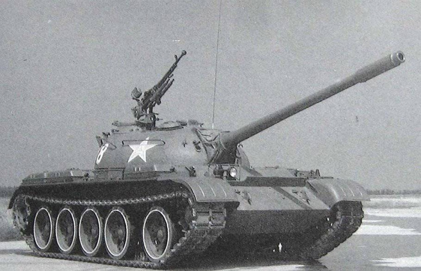 early Type 59 tank with machine gun