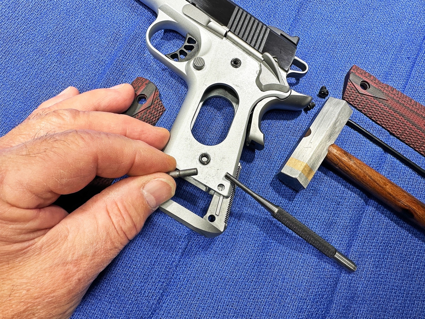 installing Stan Chen parts on 1911 EMP