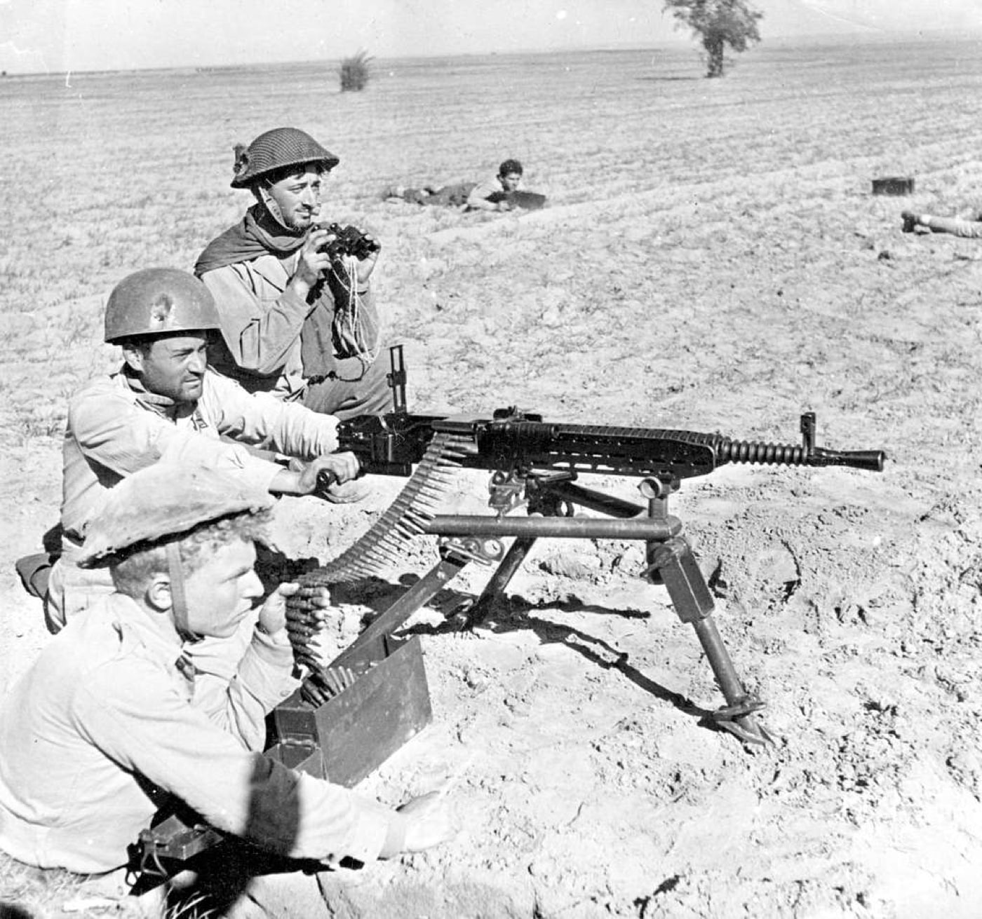 Israeli soldiers with ZB-53 in January 1949