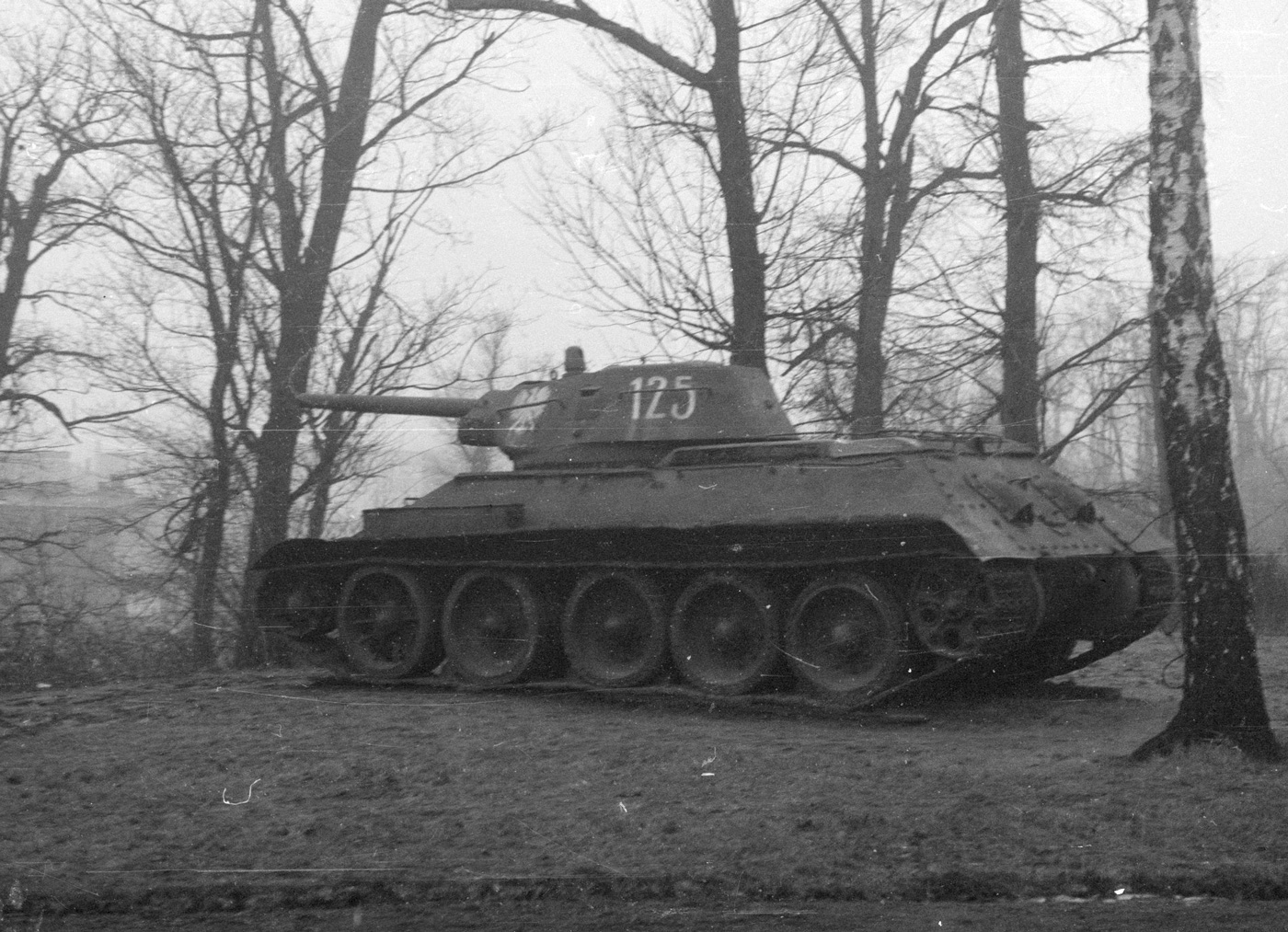 Shown in this photo is a Polish T-34 tank. Developed by the Soviet Union, the Russians exported the tanks to its allies after World War II.