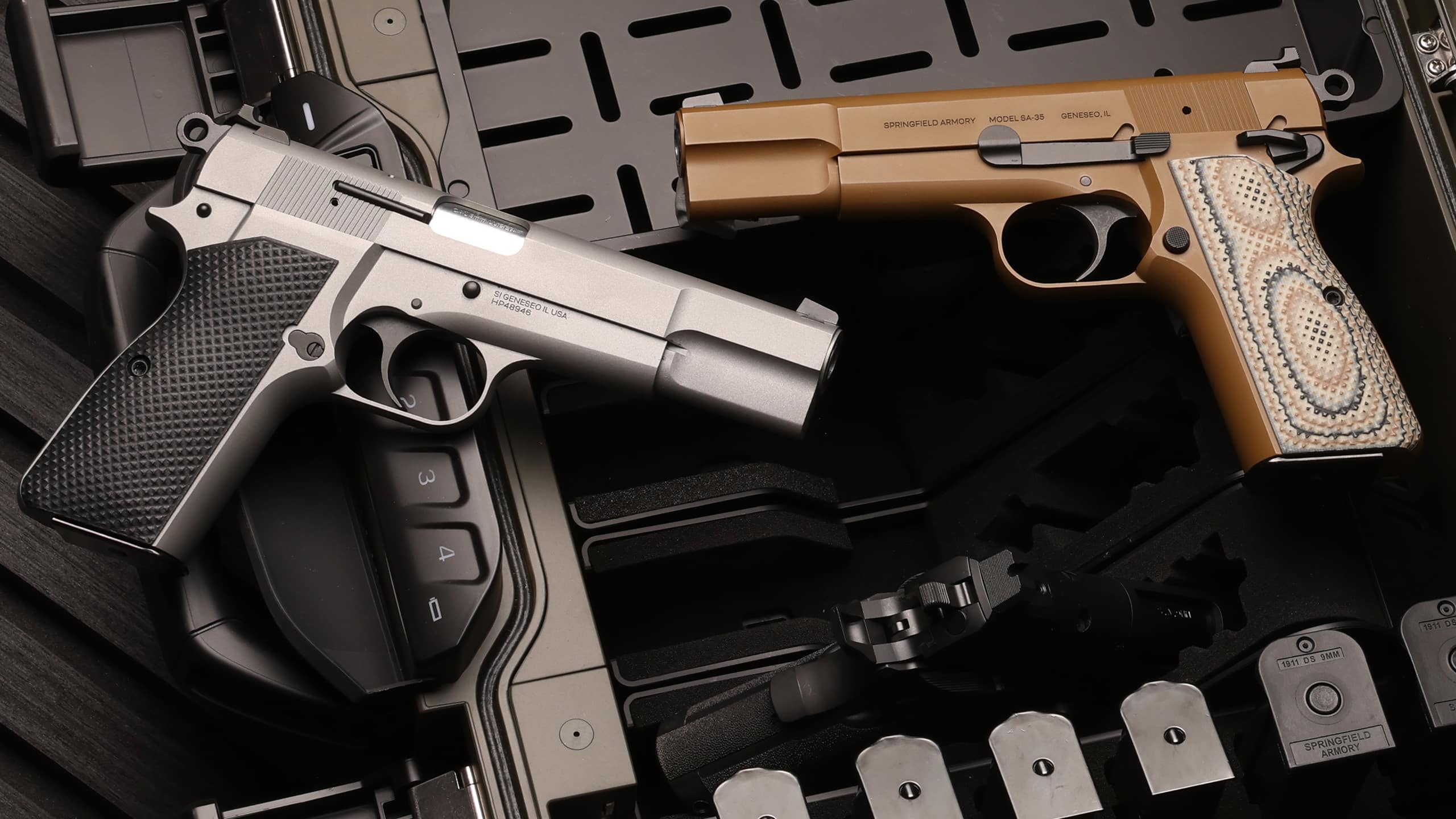 First Look: Tactical Gray and Coyote Brown SA-35 Pistols