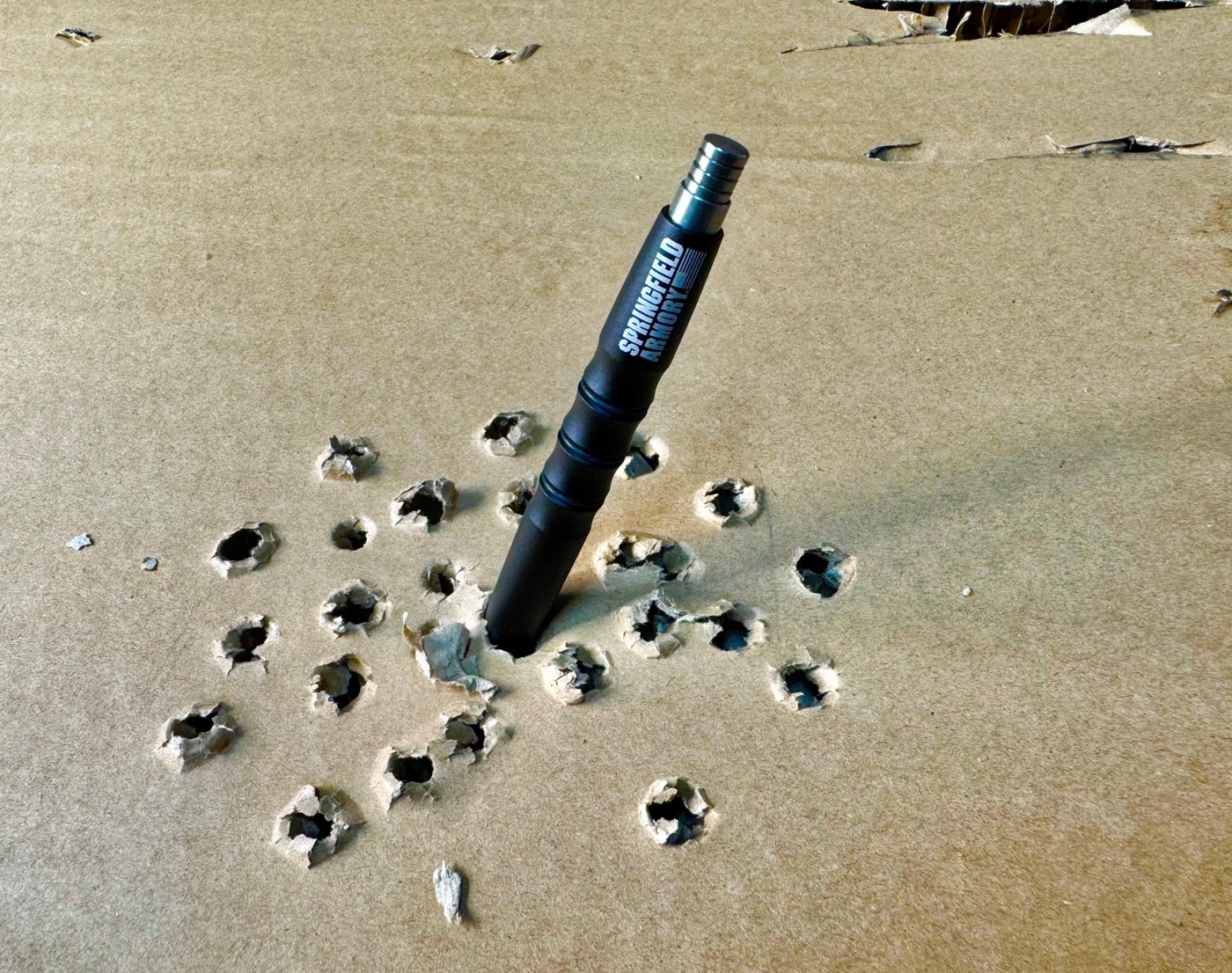 testing the Tuff Writer tactical pen